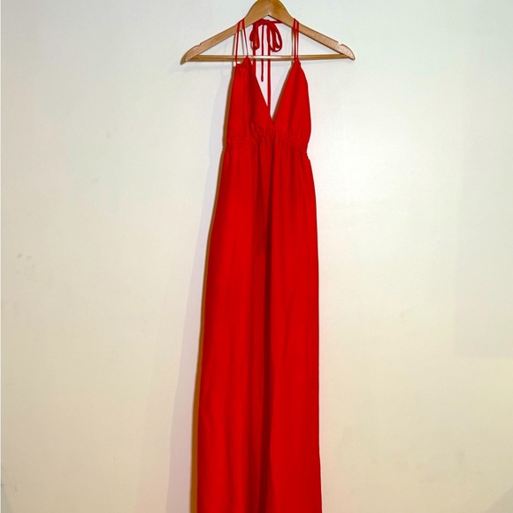 Long Red BCBG Dress - Picture 1 of 4